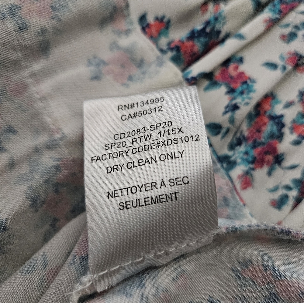 For Love And Lemons White Floral Dress Small Euc - Picture 12 of 12
